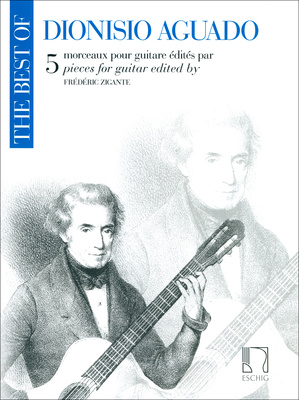 Editions Max Eschig The Best of Aguado klasiskās ģitāras notis