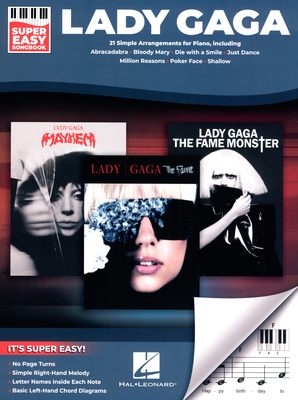 Hal Leonard Lady Gaga Super Easy