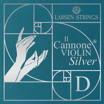 Larsen Il Cannone Silver Vn String D vijoles stīga D