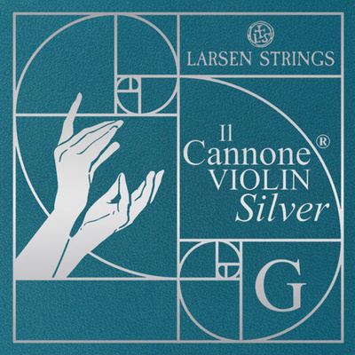 Larsen Il Cannone Silver Vn String G vijoles stīga (sol)