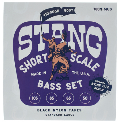 760N-MUS BK Nylon Stang Bass