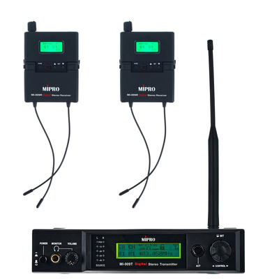 Mipro MI-909RT 5E Twin Set bezvadu in-ear monitoringa sistēma