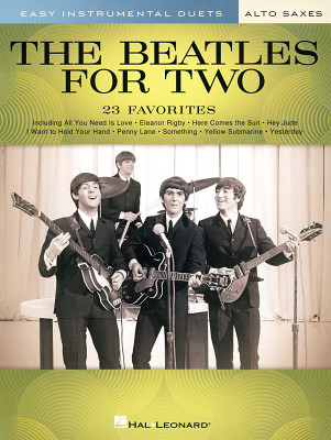 Hal Leonard The Beatles For Two saksofona nošu grāmata