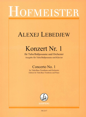 Friedrich Hofmeister Verlag Lebedjew Concert Nr. 1
