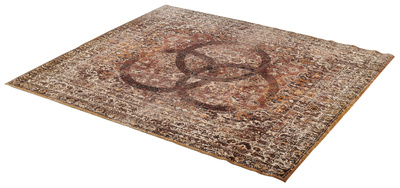 Drum N Base Vintage Drum Rug Beige bungu paklājs