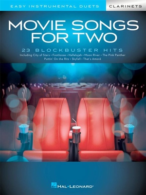 Hal Leonard Movie Songs For Two klarnetes dziesmu grāmata
