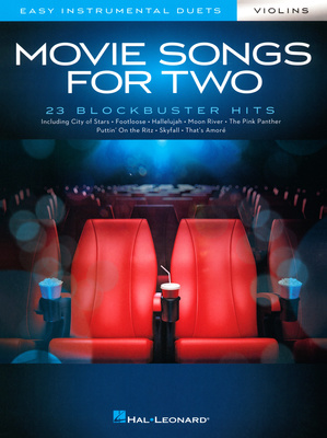 Hal Leonard Movie Songs For Two Violins