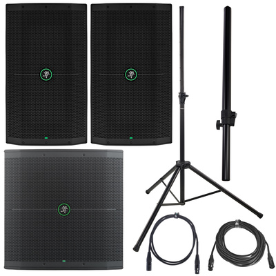Mackie Thump 210/115s Basis Bundle PA komplekts