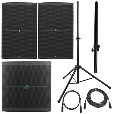 Mackie Thump 215/118s Basis Bundle PA komplekts