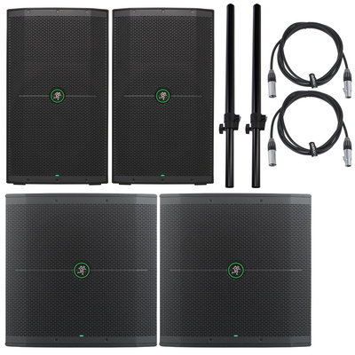 Mackie Thump 212/115s Power Bundle PA komplekts
