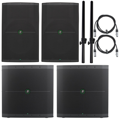Mackie Thump 215/118s Power Bundle PA komplekts