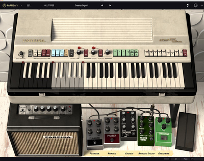 Arturia Farfisa V virtuālais sintezators