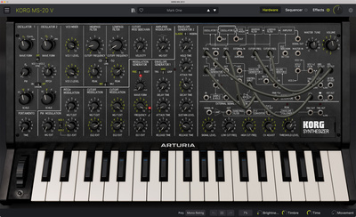 Arturia KORG MS-20 V virtuālais sintezators