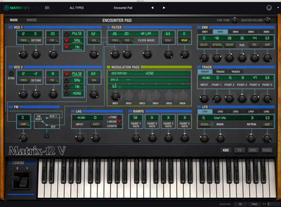 Arturia Matrix-12 V virtuālais sintezators