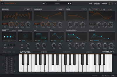 Arturia MiniFreak V virtuālais sintezators