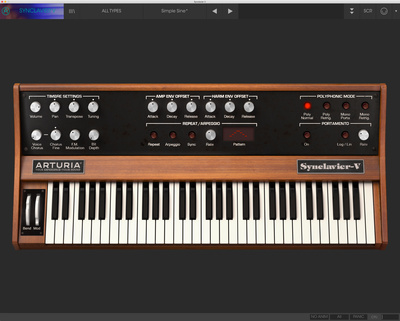 Arturia Synclavier V virtuālais sintezators