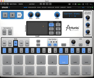 Arturia Spark 2 virtuālais bungu instruments