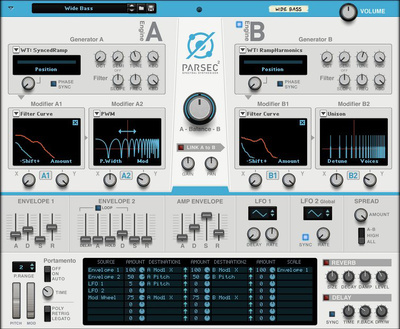 Reason Studios Parsec Spectral Synthesizer