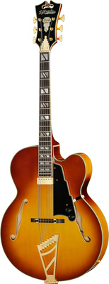 DAngelico Excel EXL1 Dark Iced Tea Burst