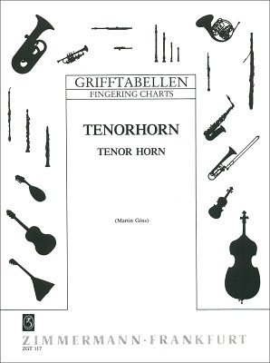 Zimmermann Verlag Grifftabelle Tenorhorn tvērienu tabula