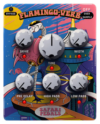 Safari Pedals Flamingo Verb reverba spraudnis