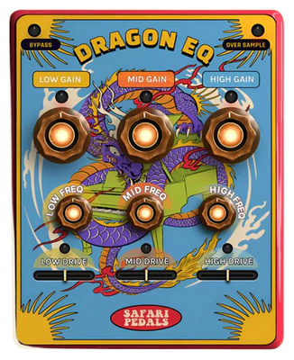 Safari Pedals Dragon EQ EQ spraudnis