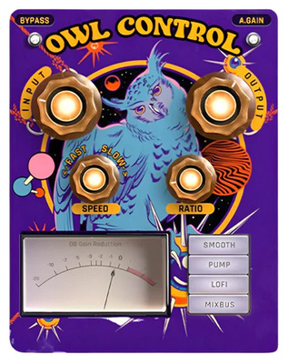 Safari Pedals Owl Control kompresora spraudnis