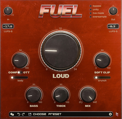 Musik Hack Fuel audio efektu spraudnis
