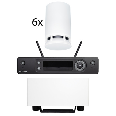 Spottune 6x Omni Cord 1x Sub Wh Bundle PA komplekts