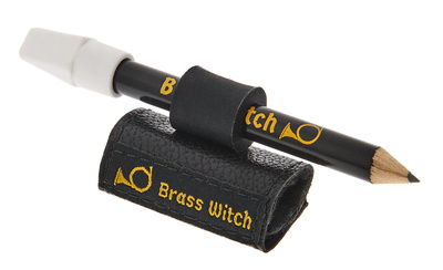 Brass Witch Pencil Holder Small