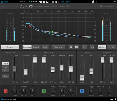 Plugin Alliance Pro Audio DSP DSM V3 spektrālās dinamikas spraudnis