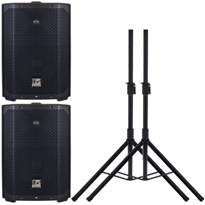EV Everse 8 Stereo Bundle aktīvo pilna diapazona PA skaļruņu komplekts