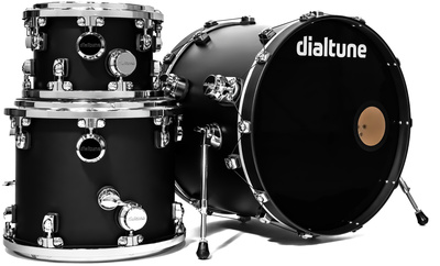 Dialtune 3-pcs Maple Set Matte Black bungu korpusu komplekts