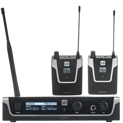 LD Systems U505 IEM Twin Bundle bezvadu in-ear monitoringa sistēma