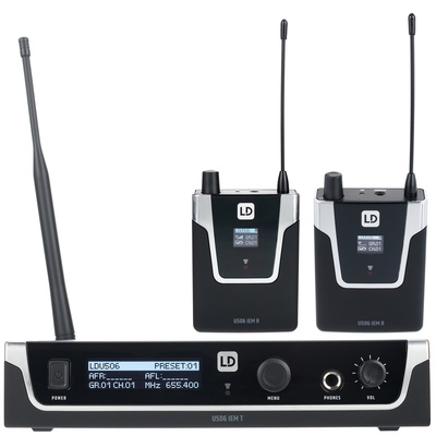 LD Systems U506 IEM Twin Bundle bezvadu in-ear monitoringa sistēma