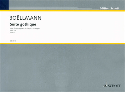 Schott Boellmann Suite Gothique