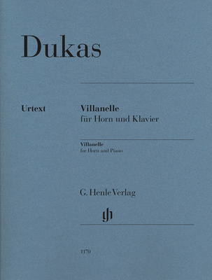 Henle Verlag Dukas Villanelle Horn
