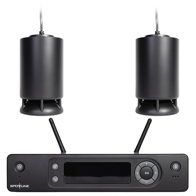 Spottune 2x Omni Cord Black Bundle PA komplekts
