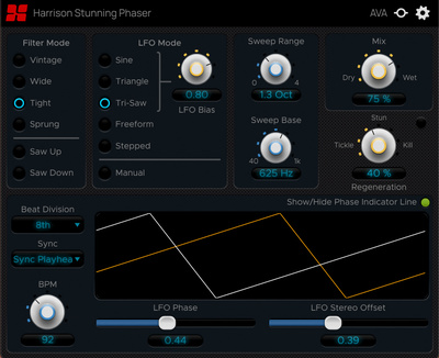 Harrison Audio Stunning Phaser