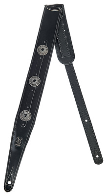 Minotaur NG-S36 Leather Strap Black ādas siksna ģitārai/basam