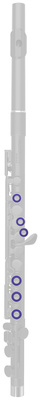 Nuvo Band Plugs for Flute Violet