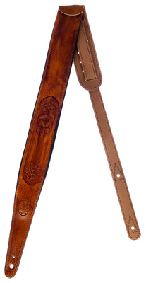 Minotaur NG-S06 Leather Strap L. Brown ādas siksna elektriskajai ģitārai vai basģitārai