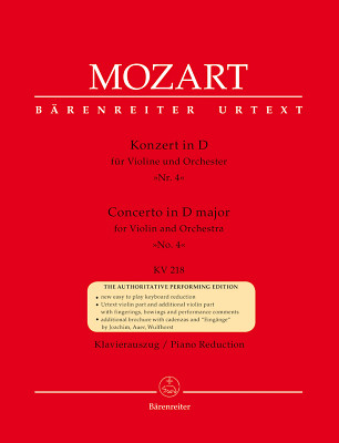 Bärenreiter Mozart Violinkonzert Nr. 4