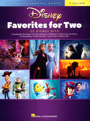 Hal Leonard Disney Favorites Two Violin