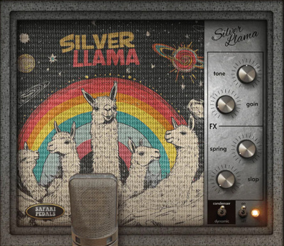Safari Pedals Silver Llama pastiprinātāja simulācijas spraudnis