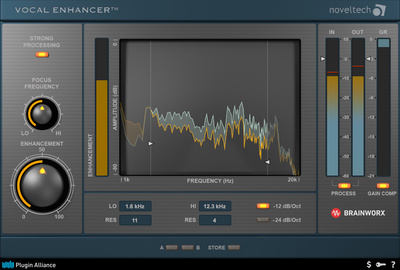 Plugin Alliance Noveltech Vocal Enhancer vokāla uzlabošanas spraudnis