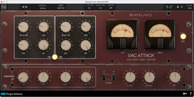 Plugin Alliance Mixland Vac Attack limitera spraudnis