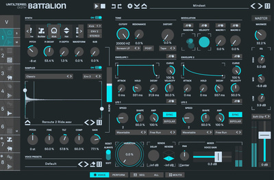 Plugin Alliance Unfiltered Audio Battalion bungu mašīnas spraudnis
