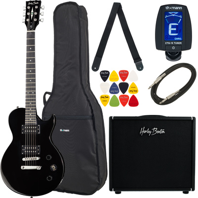 Harley Benton SC-200BK DNAFX AmP20 Set elektriskās ģitāras komplekts