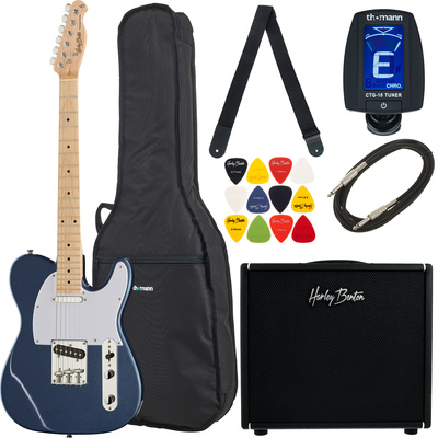 Harley Benton TE-20MN BM DNAFX AmP20 Set elektriskās ģitāras komplekts